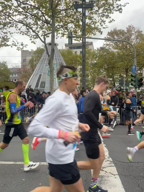 Patrick Franz kurz nach dem Start