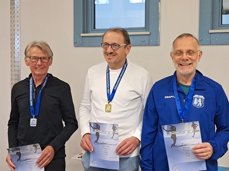 Mitte Gold Bauer, Baiersbronn, links Silber Giebler, Frohnhausen, rechts Bronze Nißl, Ludweiler