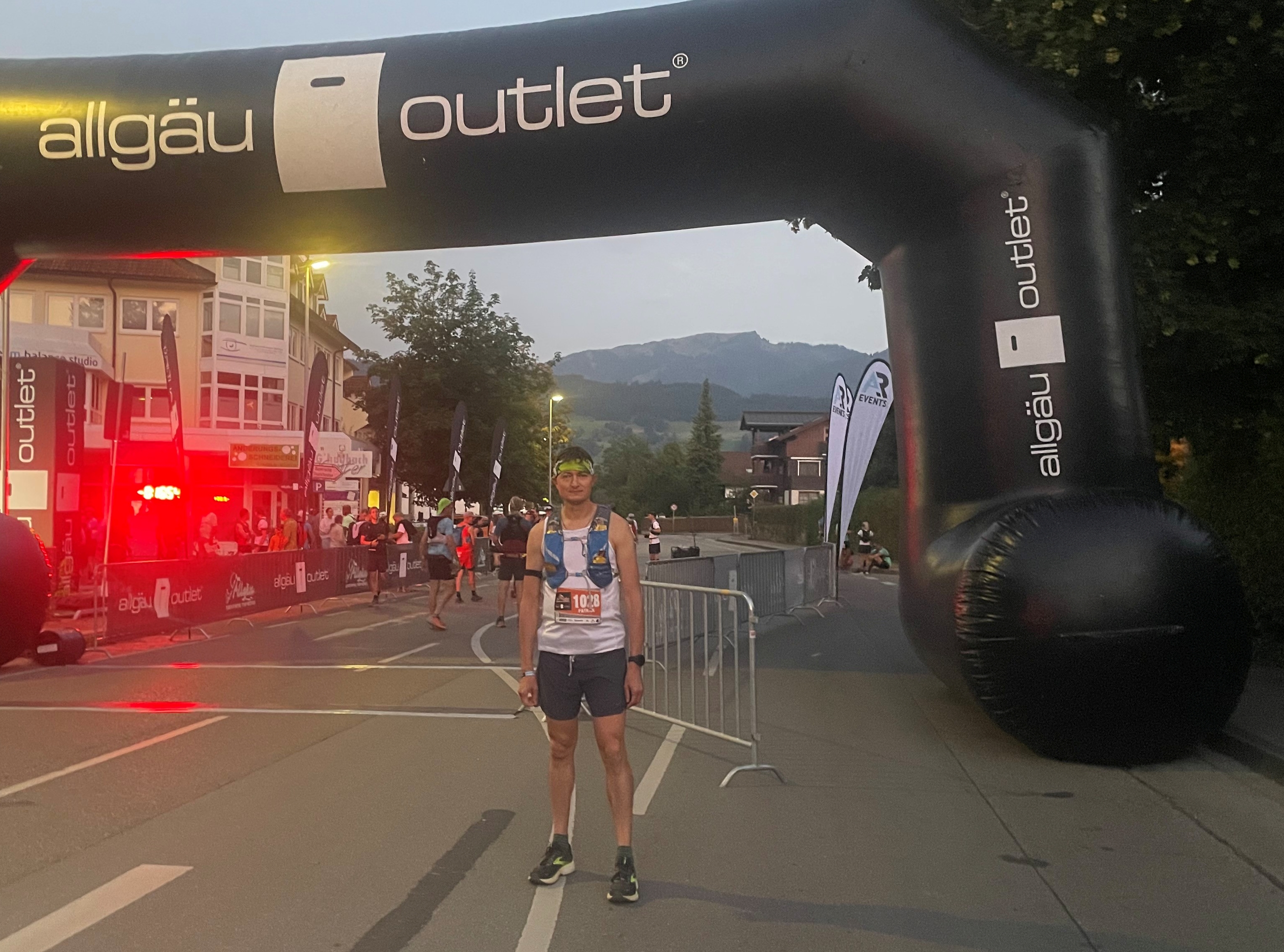 Patrick Franz vor dem Start
