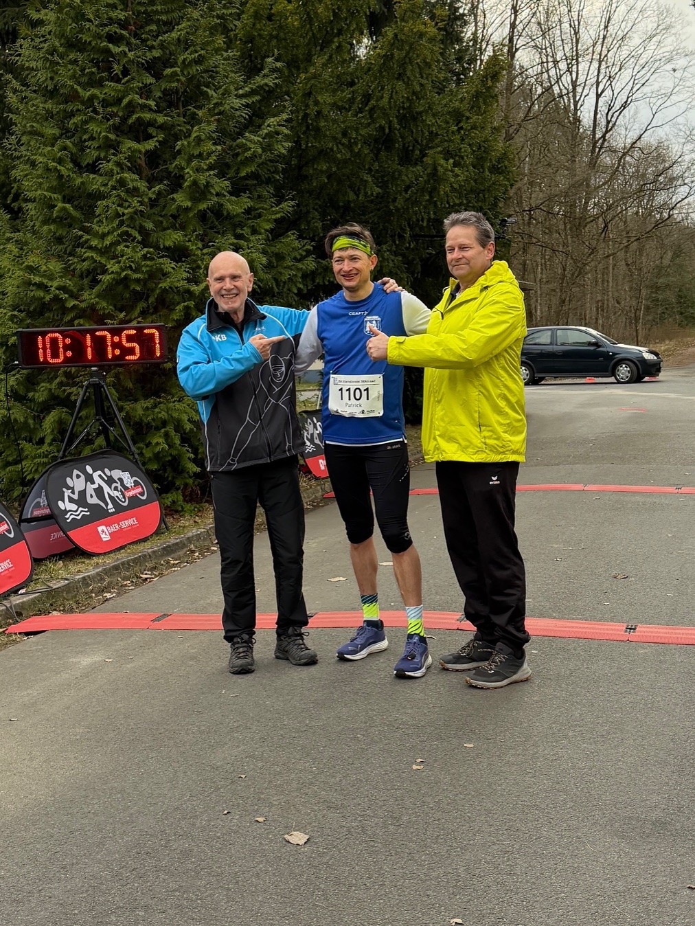 Stolz und erschöpft, Patrick Franz