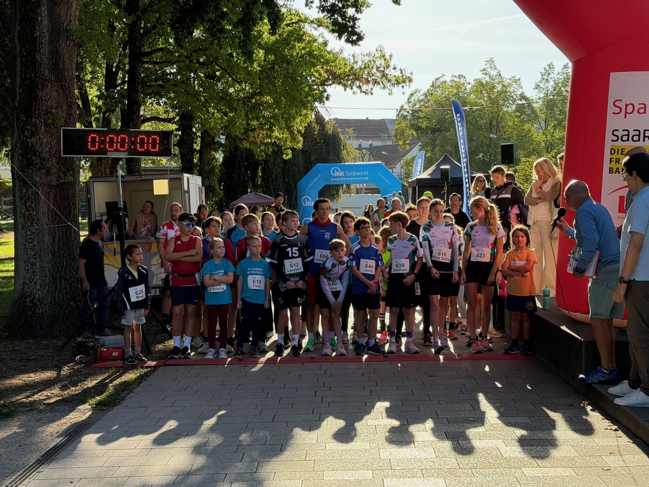 Anspannung vor dem Start