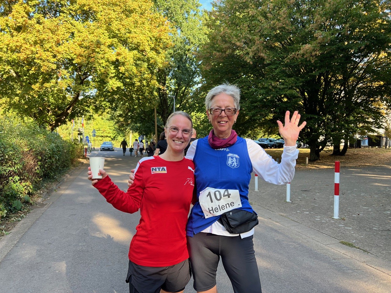 Helene Bach mit Kerstin Dandl (LCR)